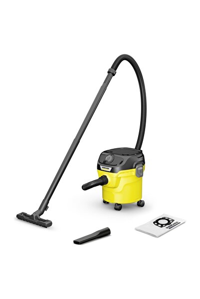 Karcher Elektrikli Süpürge Yeni Nesil Yüksek Emiş Güçlü Toz Torbalı Islak Kur...