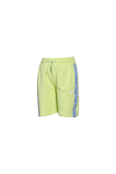 hummel Unisex Kids Green Lettered Sports Shorts
