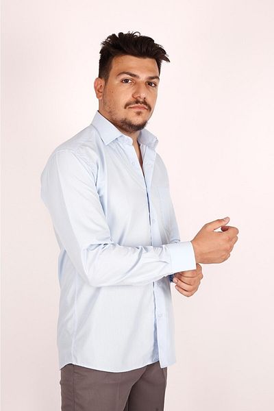 FATELLA Men's Classic Cut Long Sleeve Regular Fit Shirt