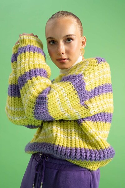 DeFacto Cool Oversize Fit Crew Neck Sweater