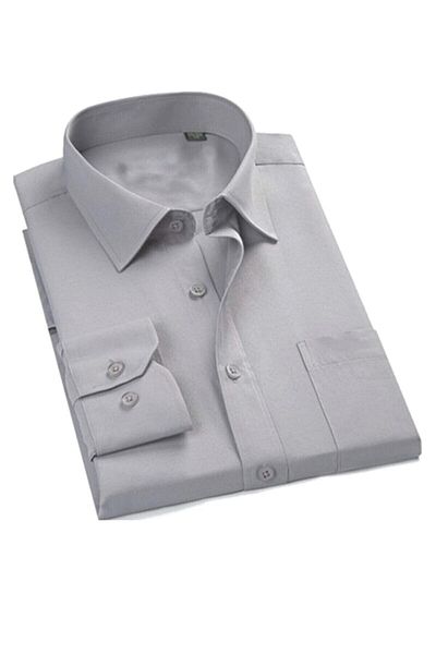 FATELLA Men's Classic Cut Long Sleeve Regular Fit Shirt