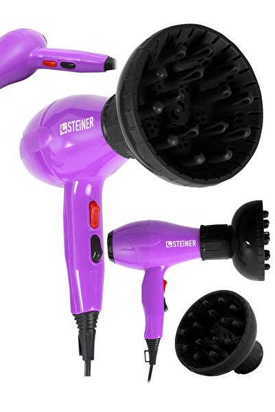 STEİNER Alman 3800 Watt Professional Saç Kurutma Makinesi Ac Motor Fön Makine...