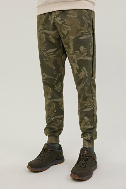 lumberjack M-sd4025 Army Aop Jogger Haki Erkek Eşofman Altı