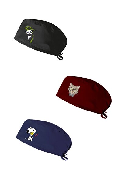 bonecim 3lü Baskılı Cerrahi Bone Doktor Hemşire Hastane Diş Doktoru Bonesi | ...