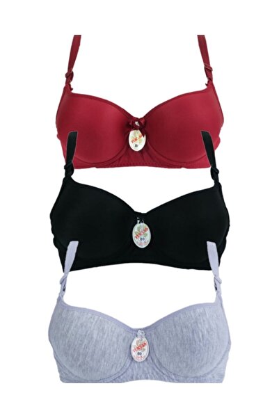 Tektaş Sutien căptușit cu sârmă 3 piese pentru femei