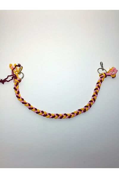 Ciko Kafes Parrot Bird Braided Colored Rope