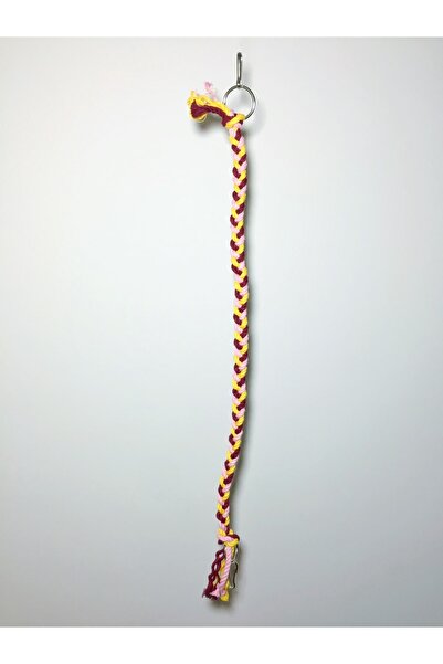 Ciko Kafes Parrot Bird Braided Colored Rope