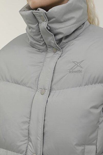 Kinetix W-sn38 Candy Coat 2pr Gri Kadın Kısa Kaban