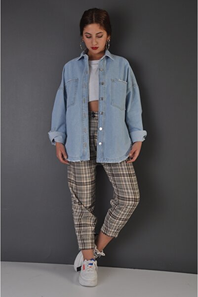 Red Balance Oversize Kot Ceket