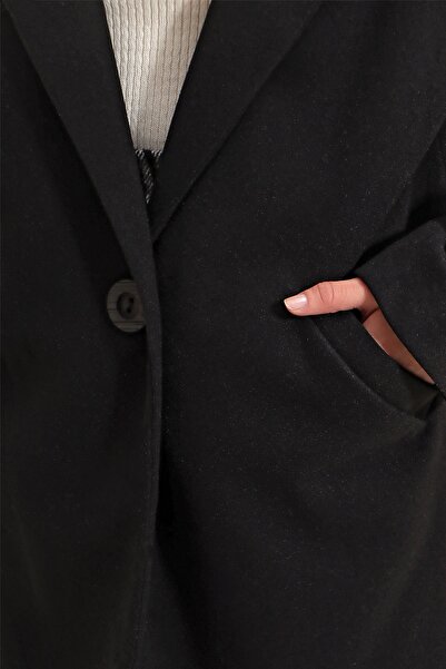 Trend Alaçatı Stili Dámský zimní kabát ALC-X9447 s dvojitou kapsou