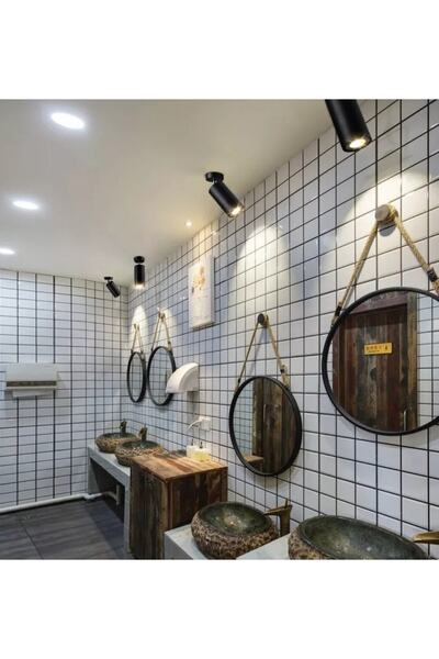 demet habek mylights Mylights Mat Siyah Tekli Led Spot Led Tasarruflu Spot Aplik Led Avize Günışığı Led Ampul Tek Fiyatı