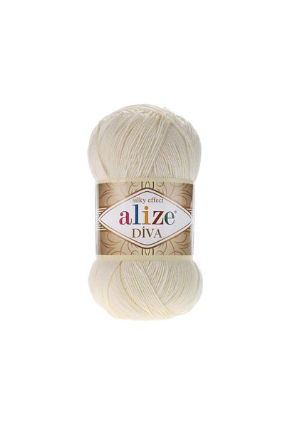 Alize Diva Mercerized String - Χρωματικός Κωδικός 383 Color Stone - 100 Gr. 350 Μ