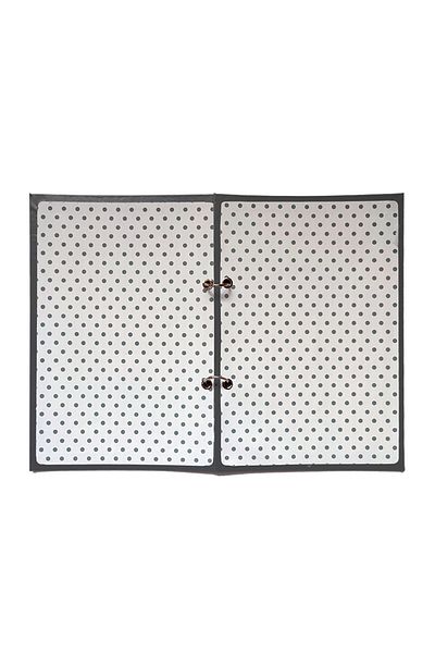 Gesso Notebook Less Bullet Journal Cover (Grey - Patternless - 16X22Cm