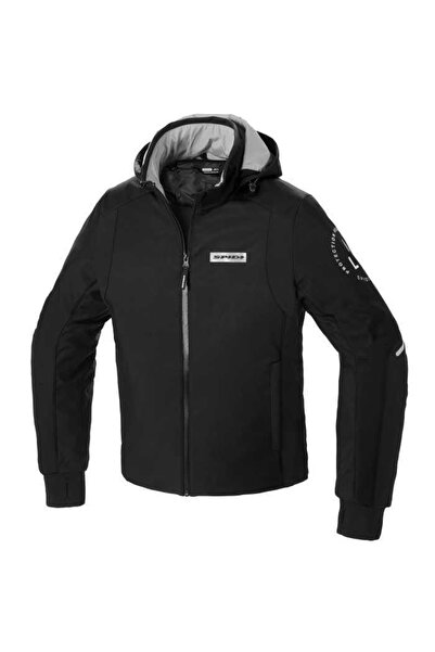 Spidi Hoodıe Armor H2out Ceket Siyah Beyaz