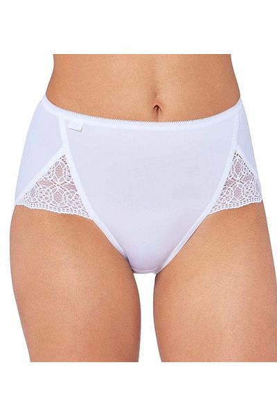 SLOGGI Damen Slip - Maxi, Pure Sense Luxe, 2er Pack, einfarbig