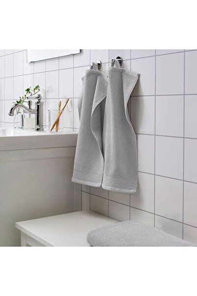 IKEA Рушник Vınarn, світло-сірий, 30x50 см