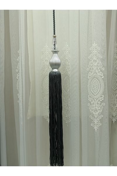 TİEBACK Background Curtain Medium Pendant Lamp Dark Gray