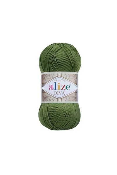 Alize Σχοινί Mercerized Diva - 79 Χρώματα Feslegen, 100 γρ. 350 Μ