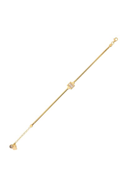 ÇGK KUYUMCULUK Balık Sırtı Italyan Baget Altın Bileklik