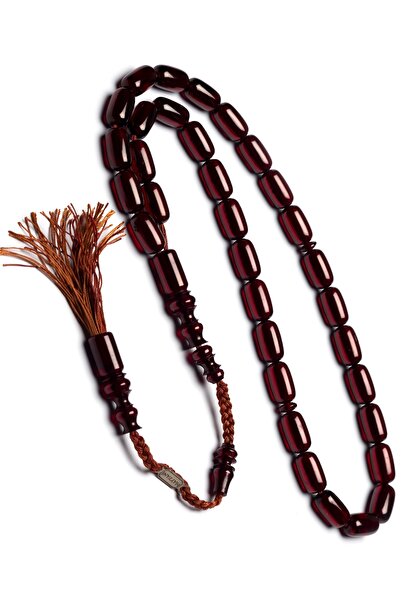 OTTOTESBİH Система Тъсел 8x14 мм Подписана перла с отвор Огнено кехлибарени б...