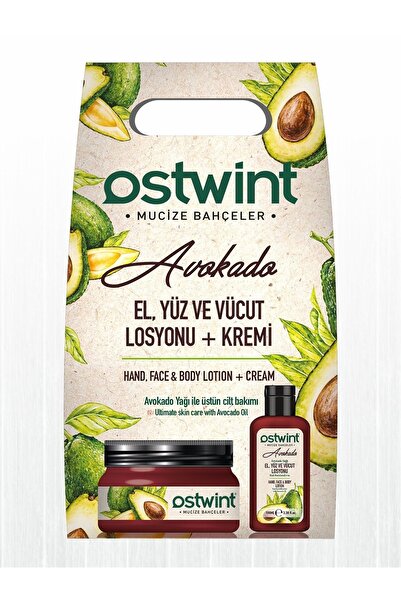 Ostwint Avocado Krem & Losyon 300ml 100 ml Hediyeli