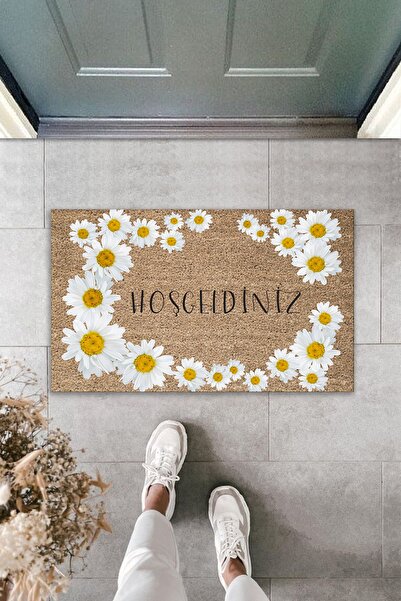 Silkcoat Home Ψηφιακή Εκτύπωση Welcome Διακοσμητικό Πατάκι Εσωτερικής και Εξω...