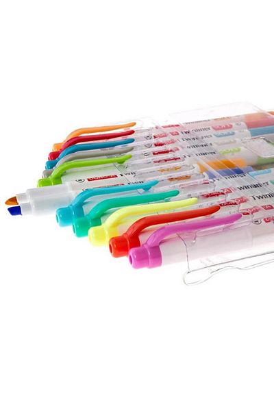 Dong-A Twinliner Soft Highlighter Double Sided 12 (COLOR)