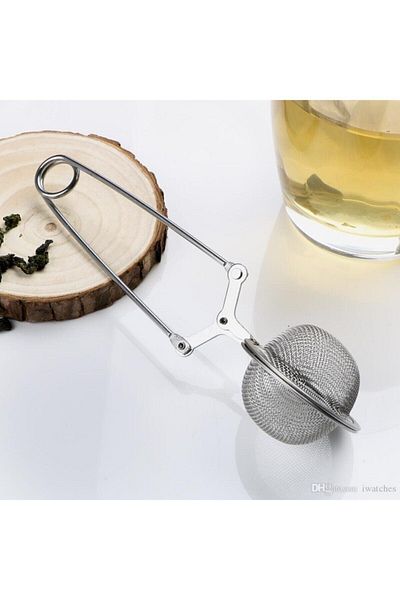 Swallow Herbal Tea Brewing Strainer - Herbal Tea Strainer with Tongs Scissors Herbal Tea Strainer