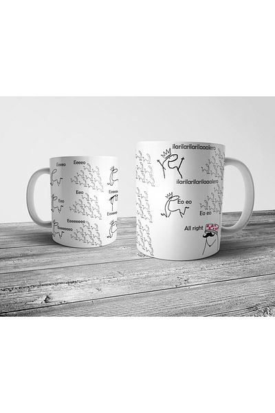 Pixxa Freddie Mercury - Queen Live Aid 1985 Cartoon Mug