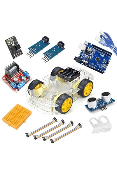 Arduino Robodünya 4wd Araç Seti Wifi