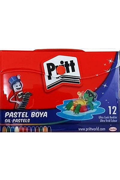 Pritt 12 Pack Crayons - with Bag