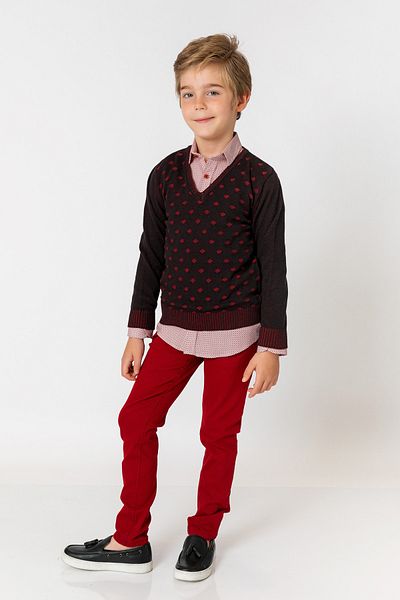 incity Pulover negru pentru baieti