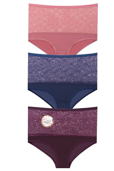 papatya lingerie Chiloți din țesătură specială cu talie înaltă de 3 inchi