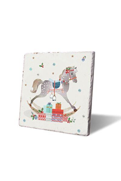 Purple Adv Rocking Horse Coaster