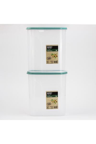 HOBBY LİFE رقم 5 حاوية طعام بيري (4 لتر) 2 عبوة