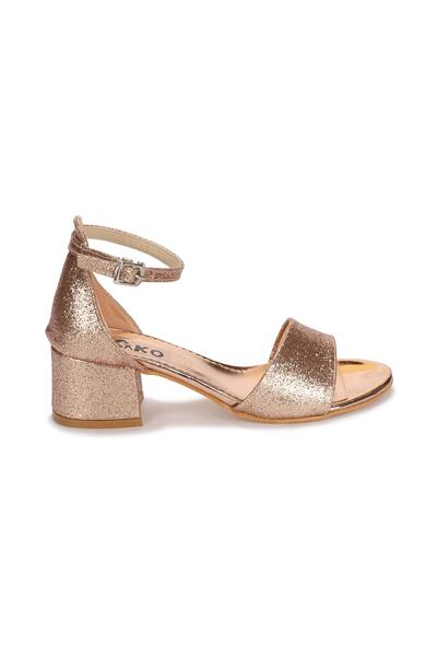 Kiko Kids 769 صندل بناتي يومي بكعب 3 سم من Sand Glitter