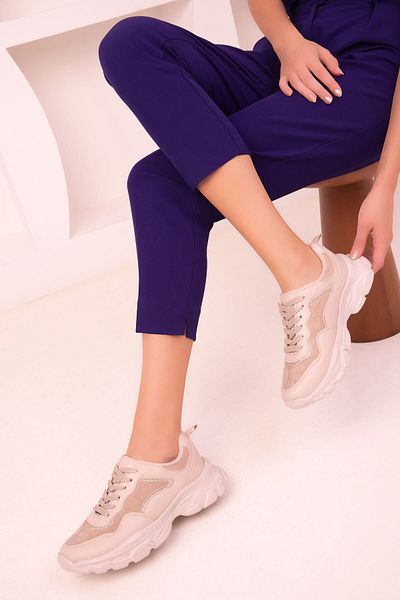 SOHO Beige Women's Sneakers 15564