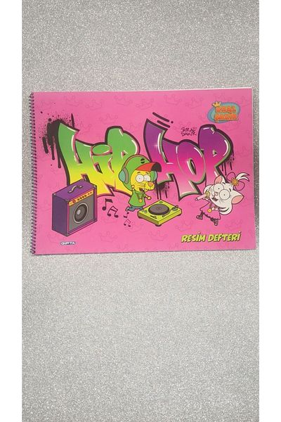 Gıpta King Shakir Pink Cardboard Cover Spiral Painting Book 25cmx35cm 15 sheets