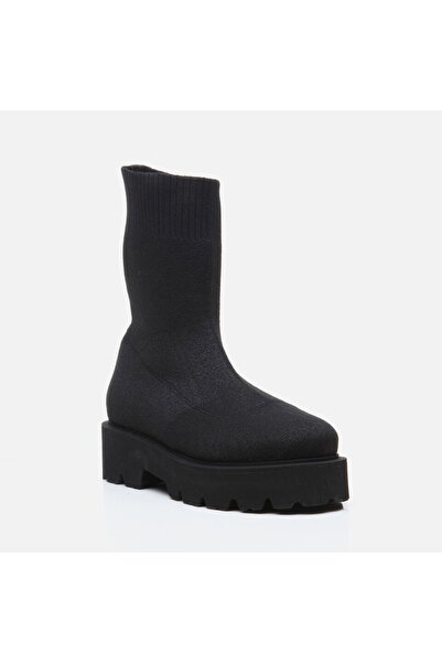 Hotiç Black Women's Flat Boots