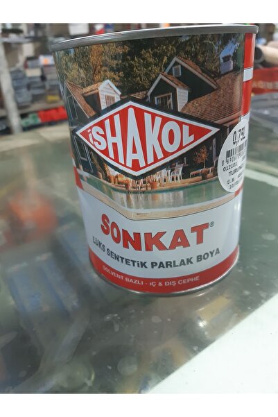 İshakol Turuncu Yağlı Boya, Metal Ahşap Tahta