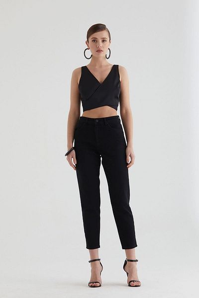 Pantamo Jeans Pantamo Black Boyfriend Women's Jeans