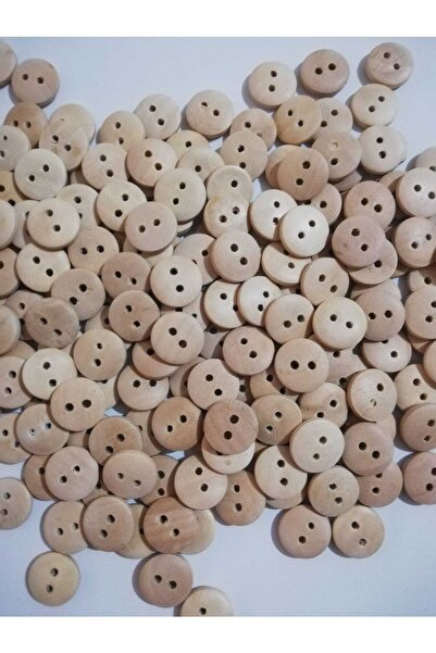 SinAksesuar 12mm Raw Wood Button 900 Pieces