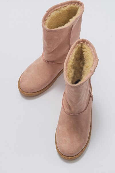 LuviShoes Depht rózsaszín női csizma