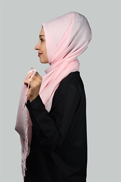 Altobeh Plain Pashmina Shawl - Light Pink