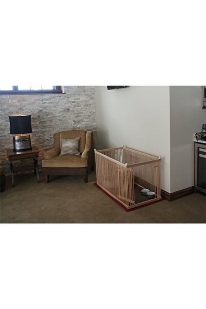 naturbird 60 Cm X 1 Metre Ahşap Köpek Çiti Sık Aralık