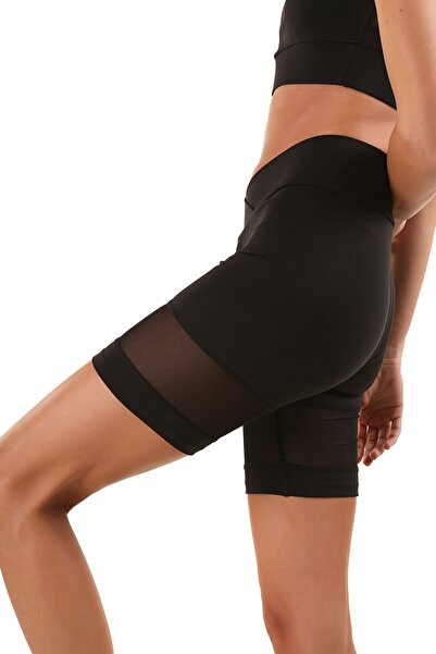 GRAB Kendra Detailed Tulle Detailed Sports Shorts