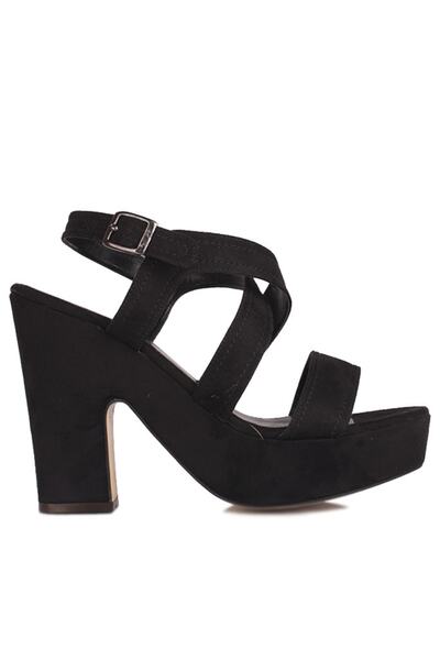 Fitbas 111096 008 Γυναικεία Μαύρα Παπούτσια Πλατφόρμας από Σουέντ, Μεγάλο & Μ...