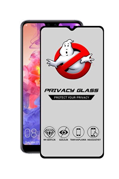 CaseArt Huawei P20 Pro Tam Kaplayan Gizli Hayalet Temperli Ekran Koruycu Cam