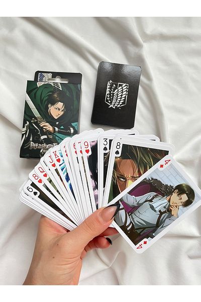 Planet Butik Anime Attack On Titan Playing Card - Poker Card
