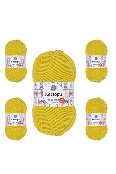 Kartopu Ayzen Home Baby One Αντι 100% Αντι-μίγμα Χέρι Πλέξιμο Νήμα (5 τεμάχια)